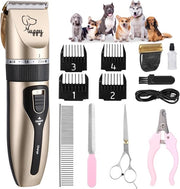 Kit di taglio per cani - Trimmer per cani - Set di taglio per animali - oro
