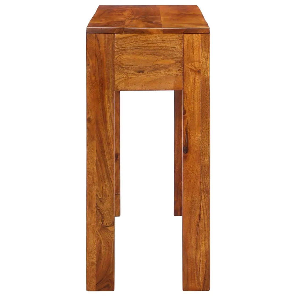 Tavolo Consolle 110x35x75 cm in Legno Massello di Acacia