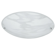 Plafoniera Interno Parete Soffitto 28W Vetro Alabastro 25 cm Lana GD Trio