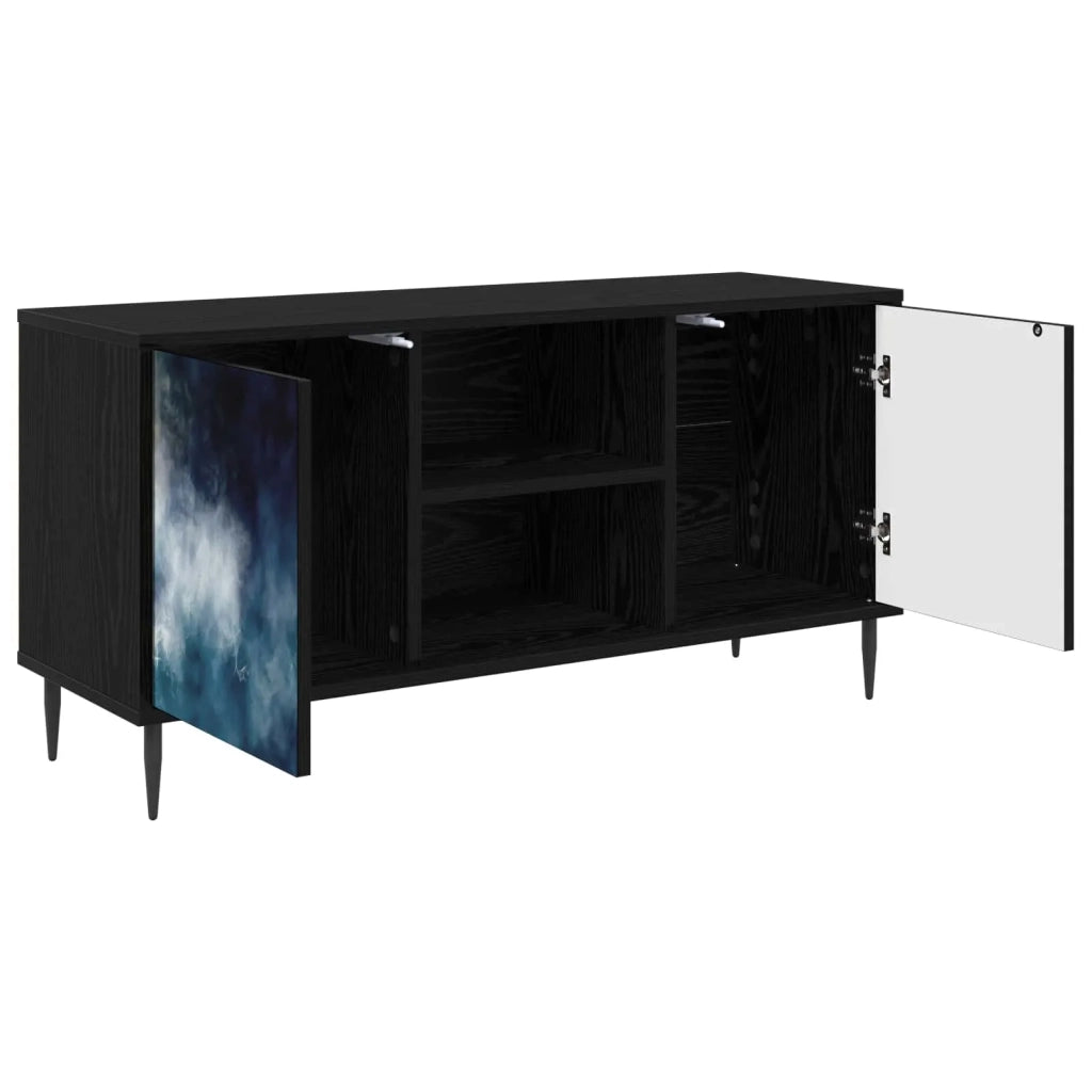 Mobile TV RAALTE 102 x 33 x 51 cm Rovere Nero 8007052