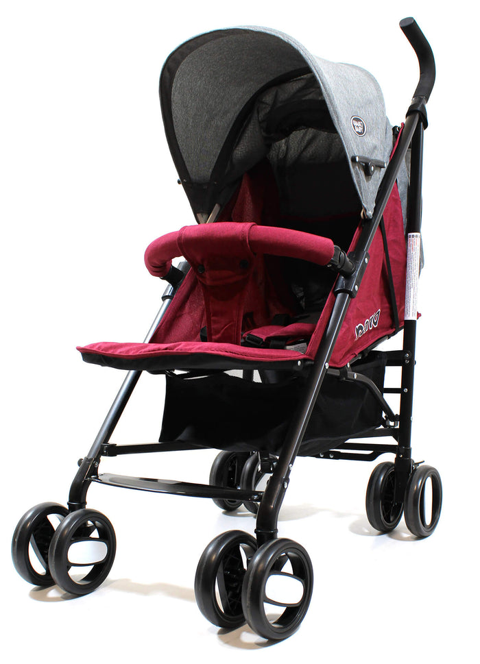 Passeggino Leggero per Bambini Pieghevole con Borsa Nemo Grigio e Rosa