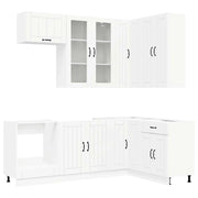 Unità Cucina LUCCA 8 pcs Bianco Legno ingegnerizzato 3438477