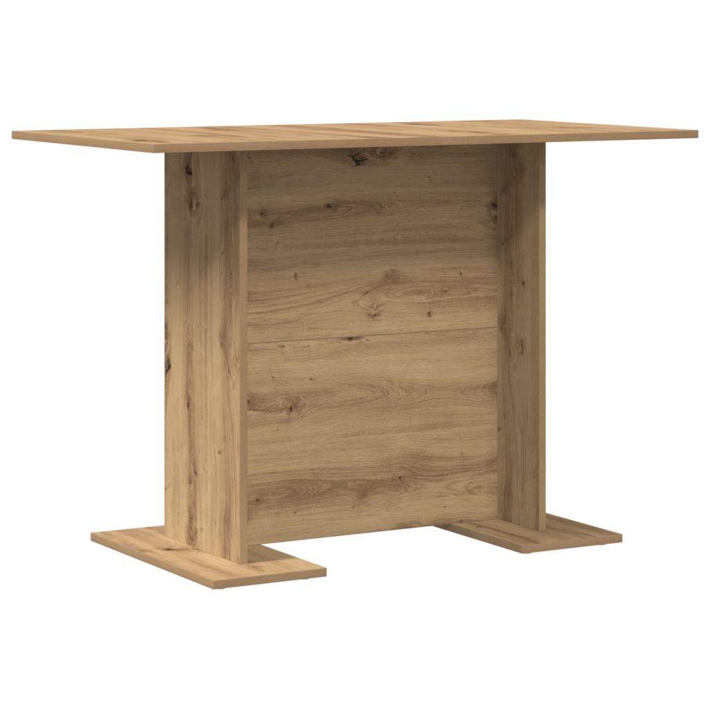 Tavolo da pranzo  in rovere artigianale 110x60x75 cm in legno ingegnerizzato
