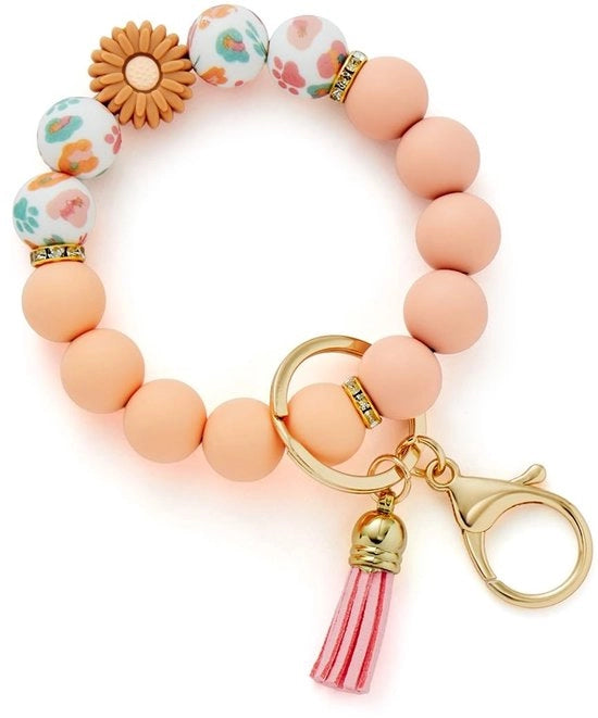 Sostegno per chiavi per donna, auto, bracciale, porta chiavi per il polso