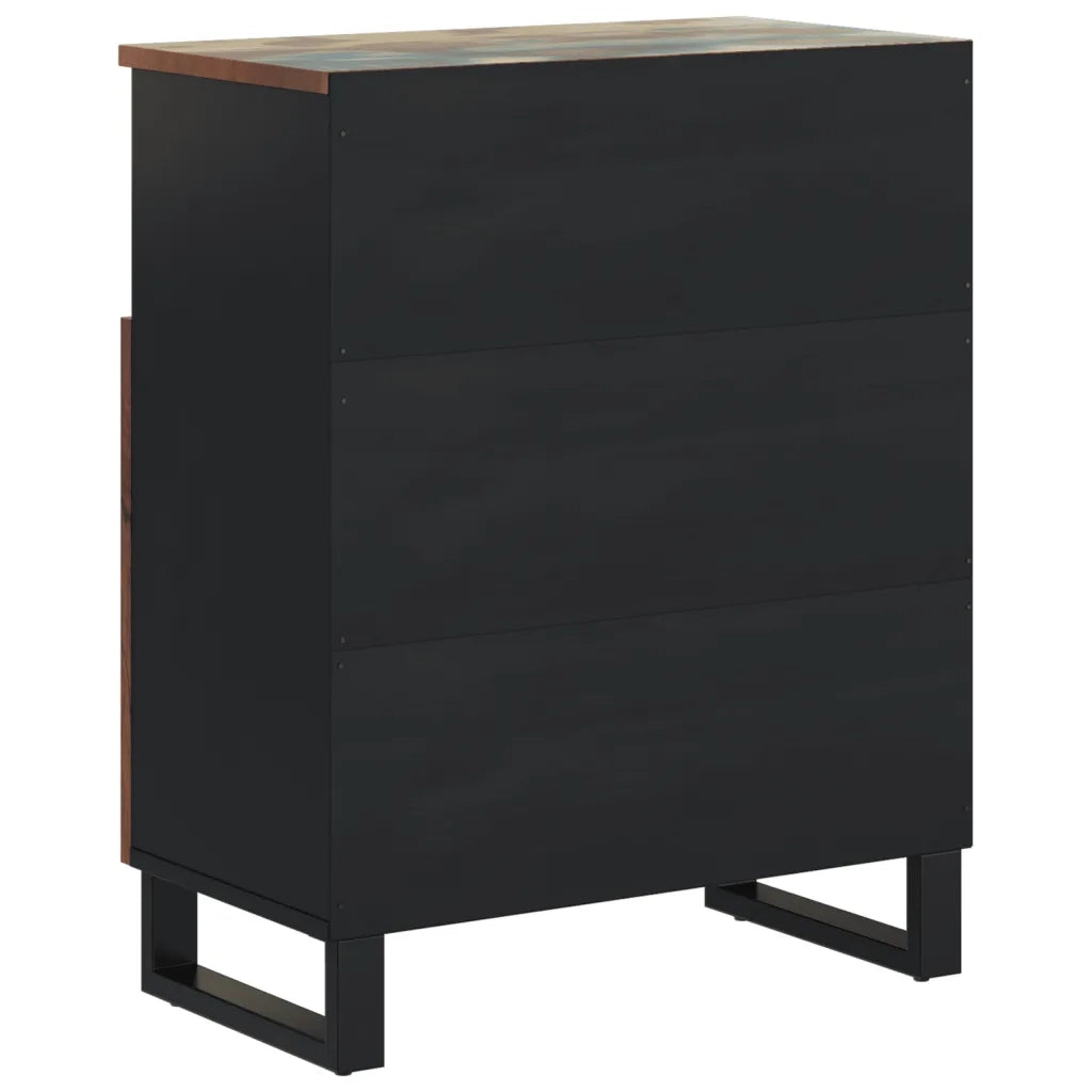 Credenza con 2 Ante 60x33x75 cm in Legno Massello di Recupero 352915