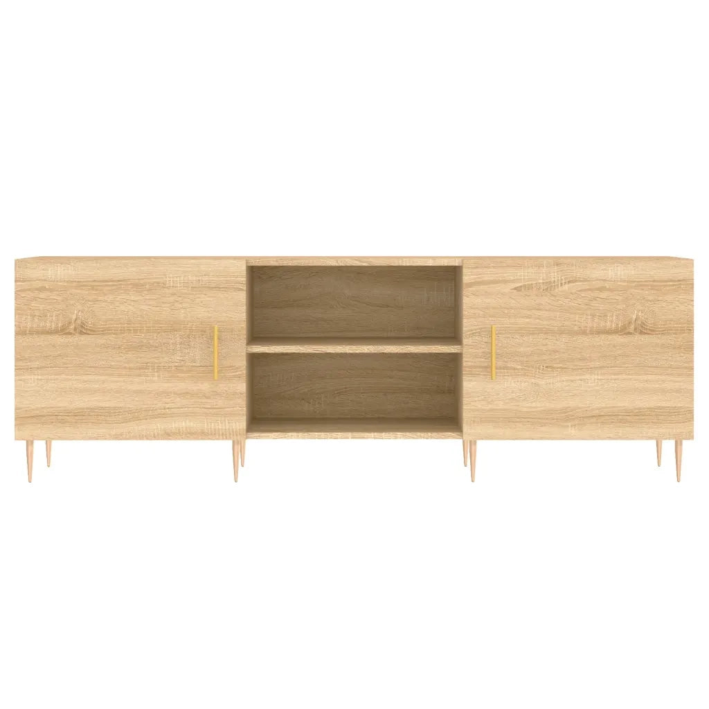 Mobile Porta TV Rovere Sonoma 150x30x50 cm in Legno Multistrato 829087