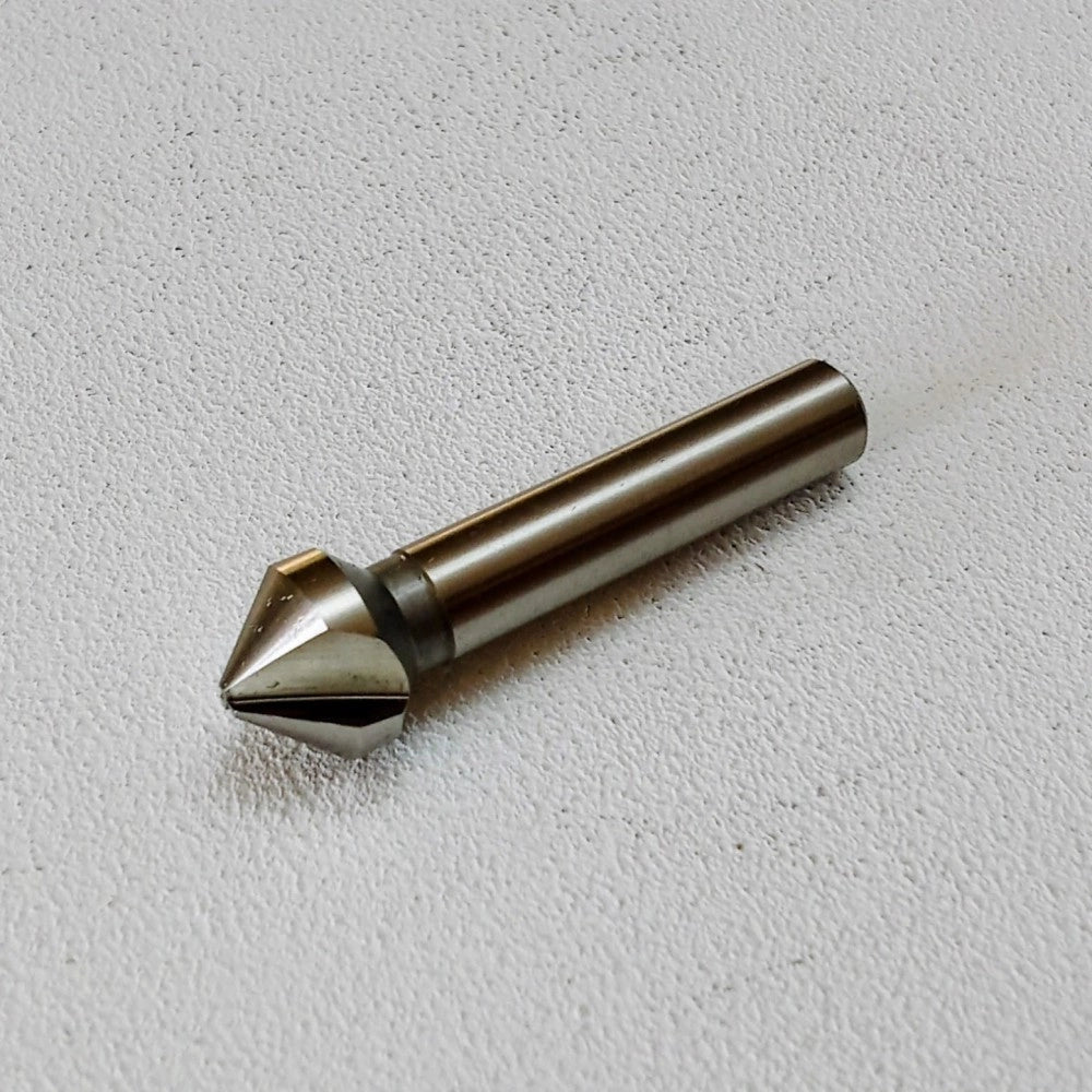 Benman 12,4mm punta svasatore conico a 3 taglianti di hss + cobalto 5% per metallo rame zinco nichel legno e plastica