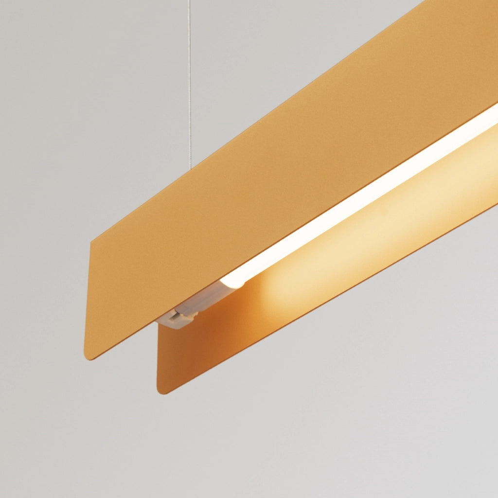 Lampada a sospensione ISKRON oro 100cm LED 8,5W 3000K