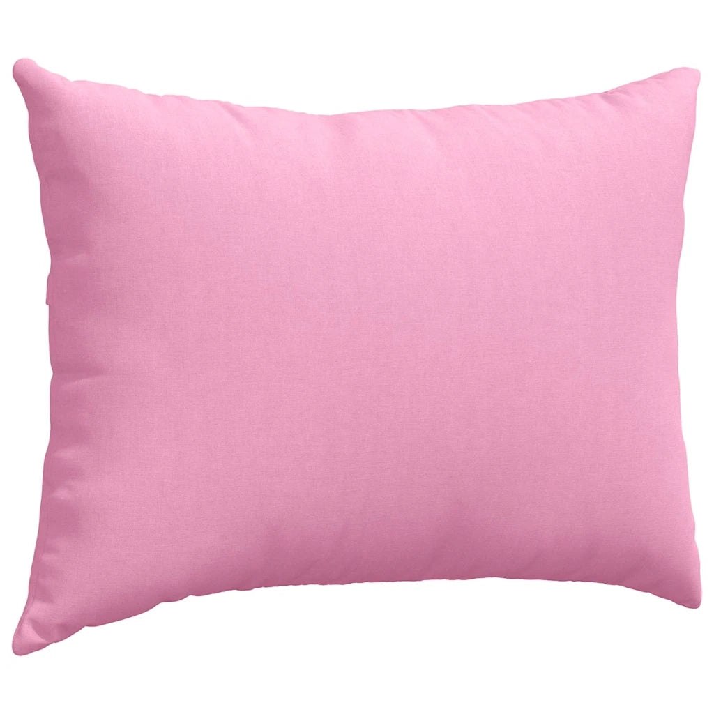 Cuscini da Divano 2 pz-Set di 2 Cuscini per Sofa Rosa 70 x 50 cm Tessuto