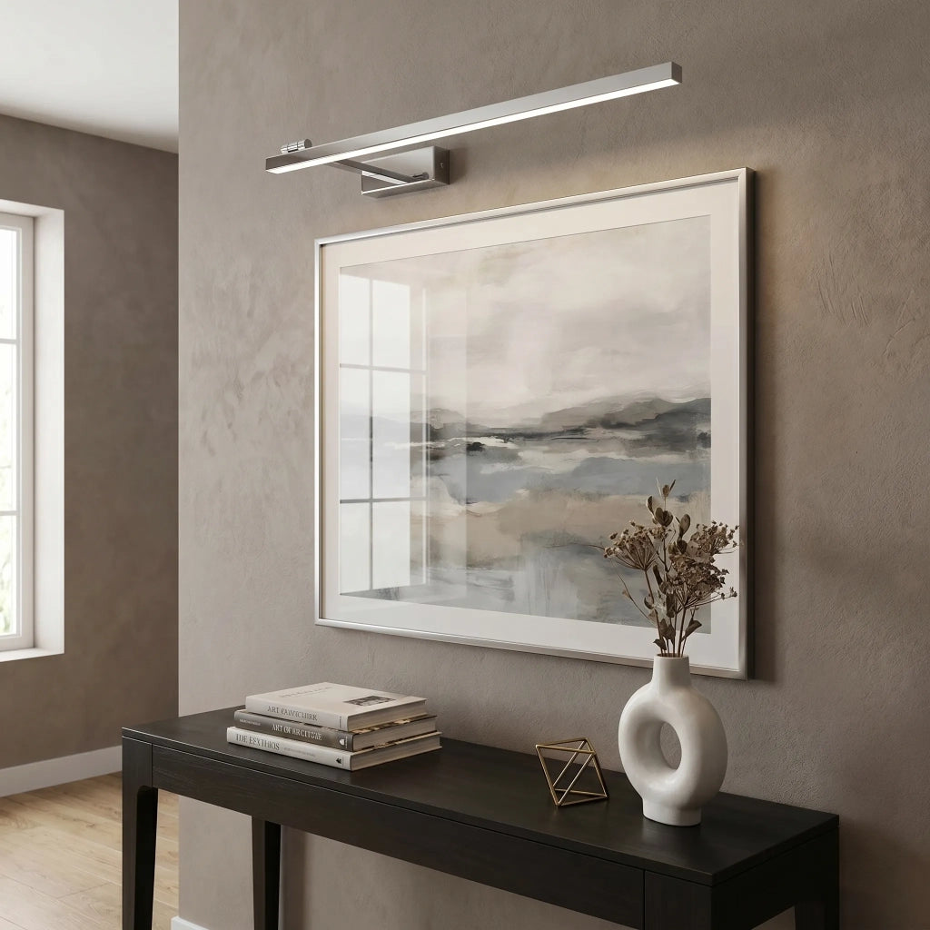 Applique Da Bagno Led Swe030-1w 80cm Chrome