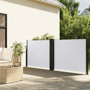 Tenda da Sole Laterale Retrattile Bianco 140x600 cm 4004616