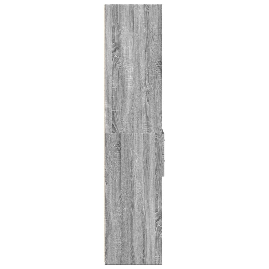 Credenza Grigio Sonoma 50x42,5x185 cm in Legno Multistrato 3281460