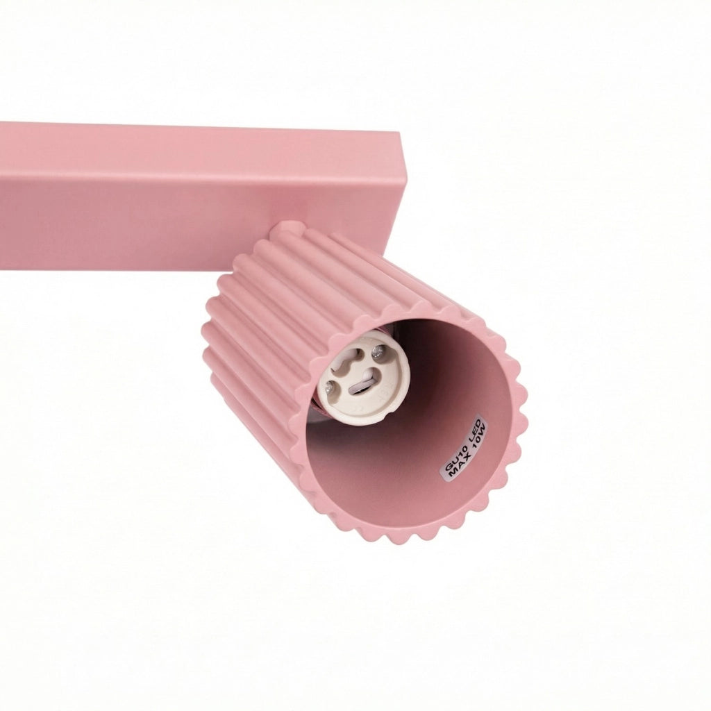 Plafoniera KARBON 3L rosa