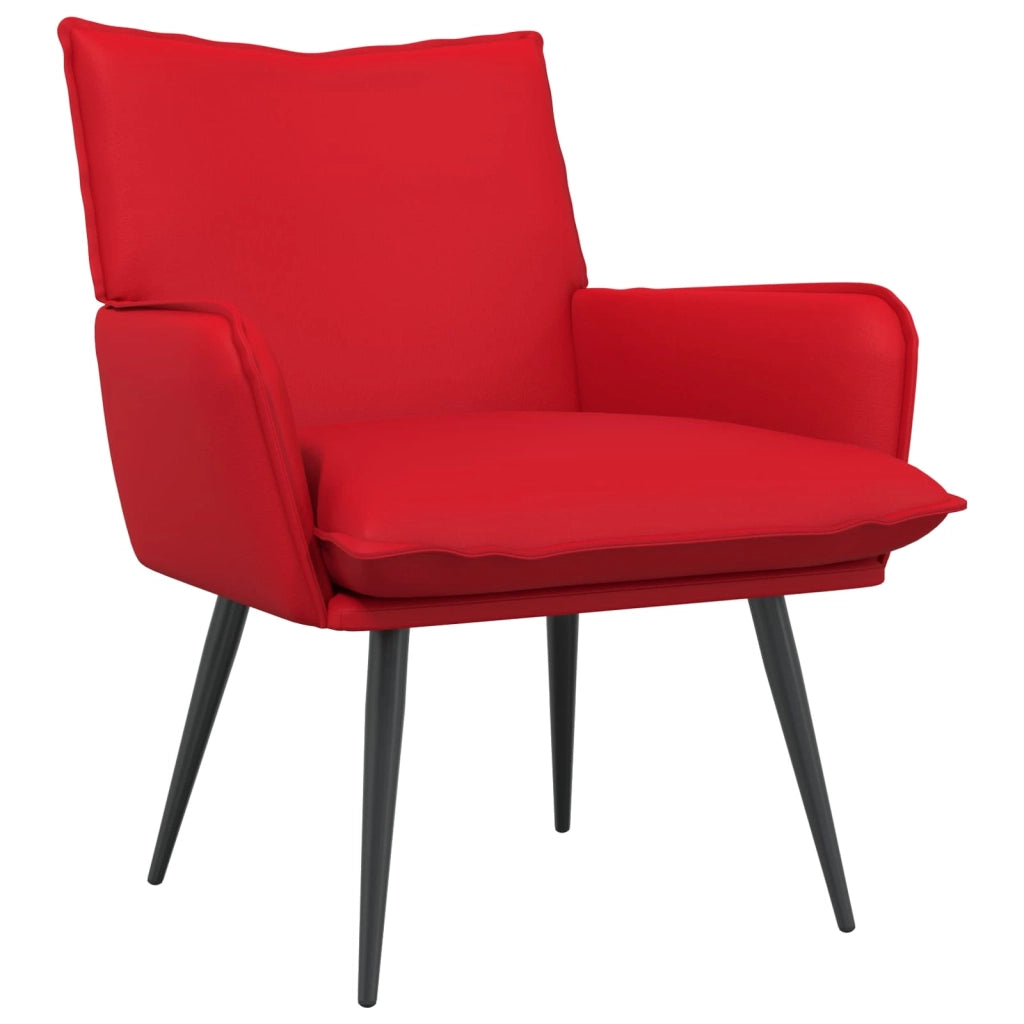 Poltrona Rosso Similpelle 42047740