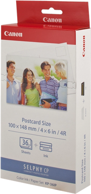 Canon Set inchiostro a colori KP-36IP e carta 100 x 148 mm, 36 fogli