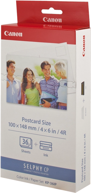 Canon Set inchiostro a colori KP-36IP e carta 100 x 148 mm, 36 fogli