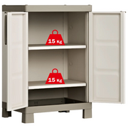 Keter Armadietto Basso Excellence Beige e Talpa 97 cm