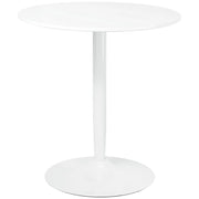TAVOLO ROTONDO MODERNO PER 2 PERSONE Ø70X75CM BIANCO