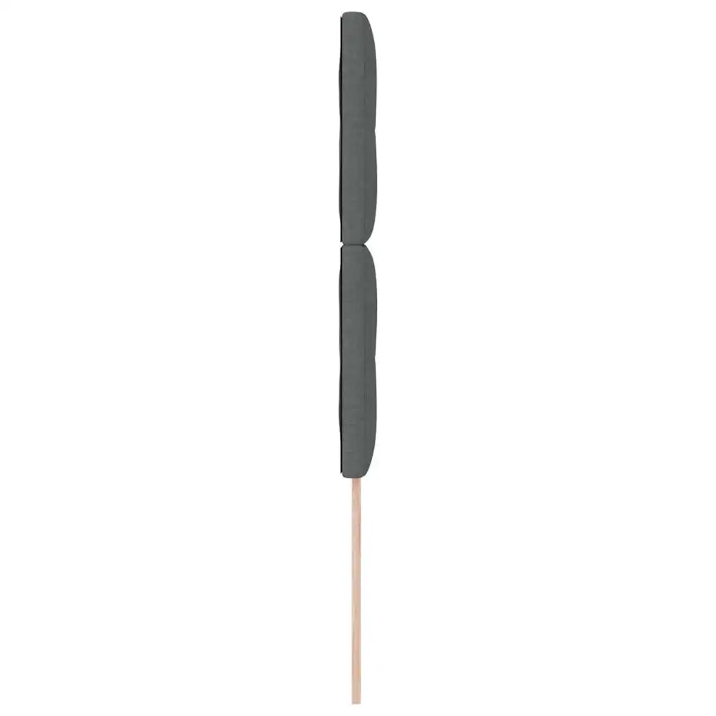 Testiera LED con testiera Grigio scuro 100 cm Poliestere 3338411