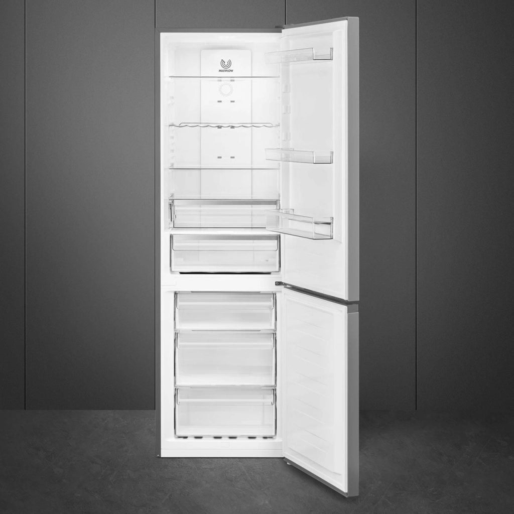 Smeg RC18XDNE frigorifero con congelatore Libera installazione 300 L E Acciaio inox
