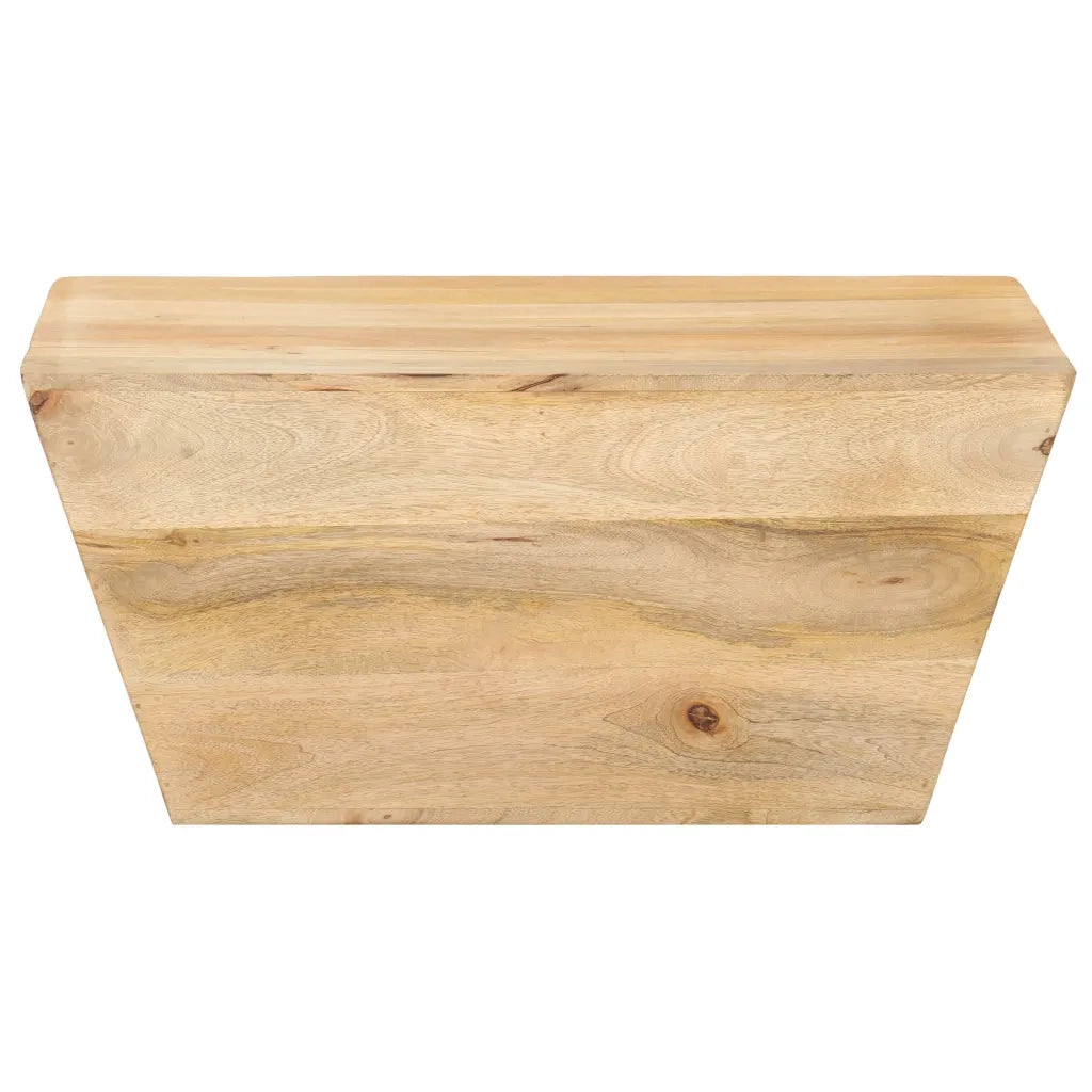 Tavolino da CaffÃ¨ a Forma di V 66x66x30 cm in Legno di Mango
