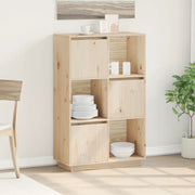 Credenza 74x35x117 cm in Legno Massello di Pino cod mxl 15017