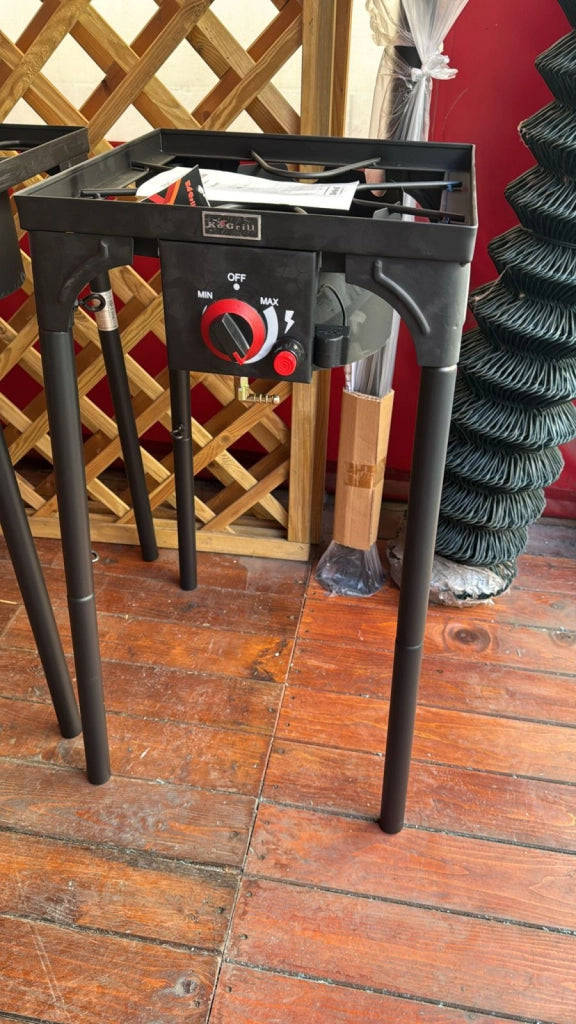 Ke grill fornello da camping cook and go 1 fiamma 40x40x75 cm