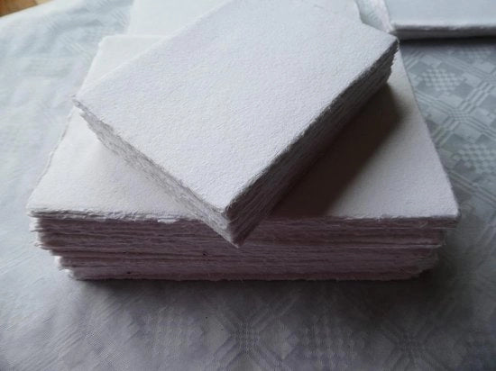 Papier per stampa A6, 25 fogli/set, bianco, 140 g/m², aquarello, con lacci di cotone