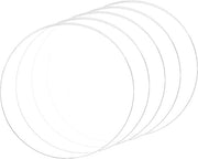 Dischi Acrilici Trasparenti 3mm Spessore 125mm di Diametro per Fotoframmenti, Tavoliere, Calligrafia e Pittura - Set da 5 pezzi