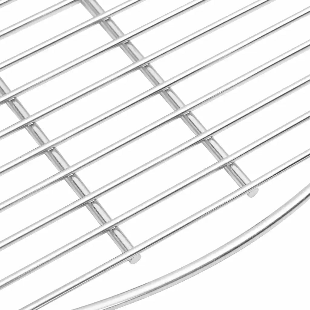 Griglia per barbecue Argento 60 x 60 cm Acciaio inossidabile CFW2074144