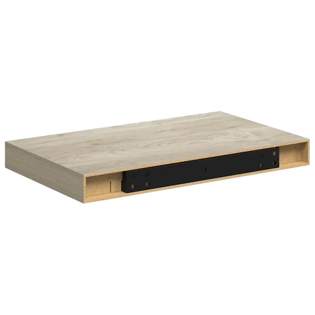 Scaffale a Parete Rovere 40x23x3,8 cm in MDF 323868