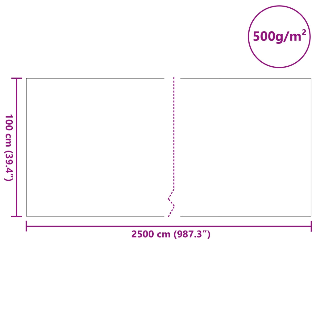 Tessuto per Laghetti 500 g/? 1x25 m