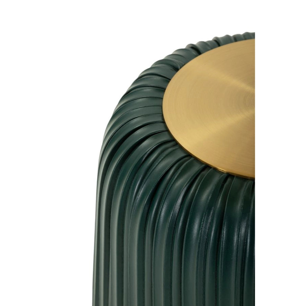 Tavolino VKH1099, Verde, Metallo, 40x40x55 cm