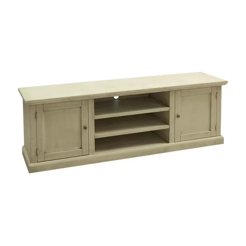 Porta tv 2 ante legno shabby avorio anticato 160x46x56 - Mobili 2G