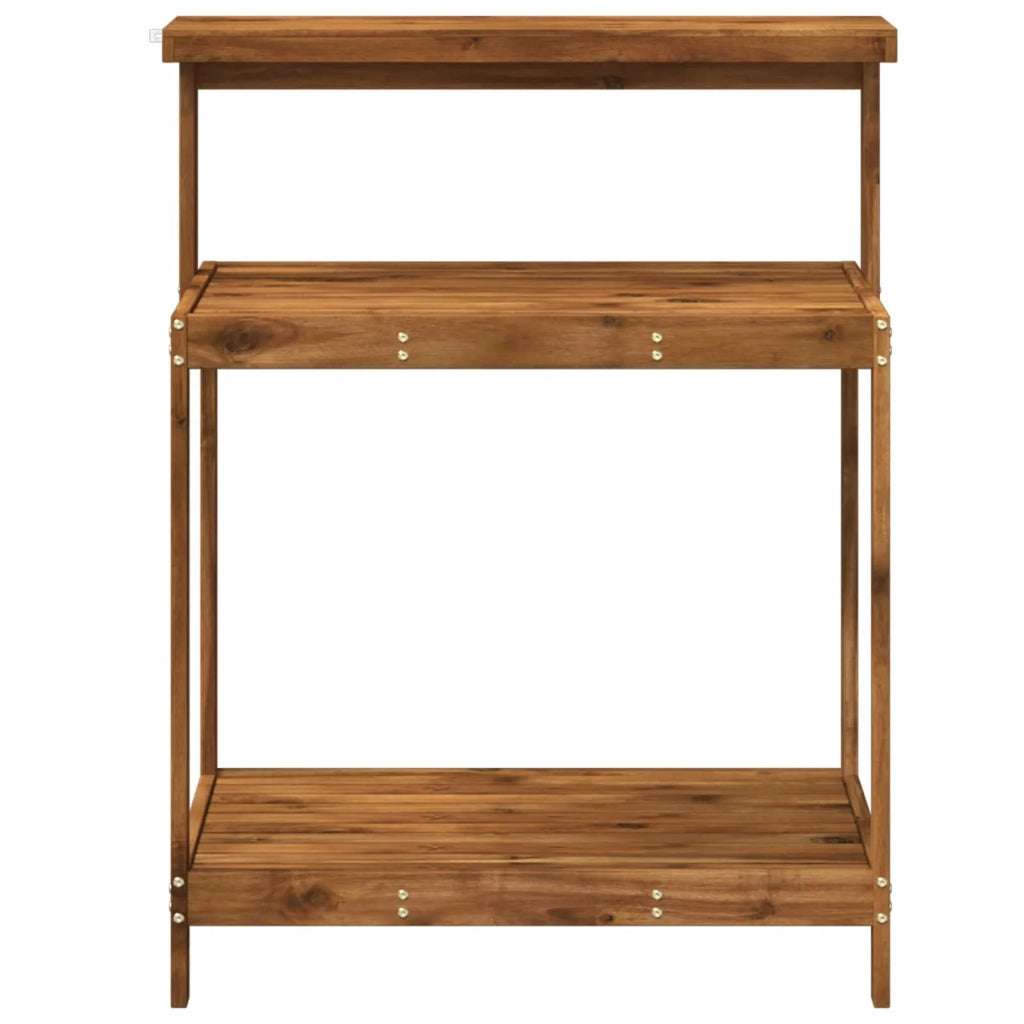Banco da Giardinaggio Esterno 86,5 x 48,5 x 106 cm Naturale 903084