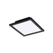 Plafoniera Moderna Salobrena-Z Alluminio Nero Luce Led Integrato 15,3W