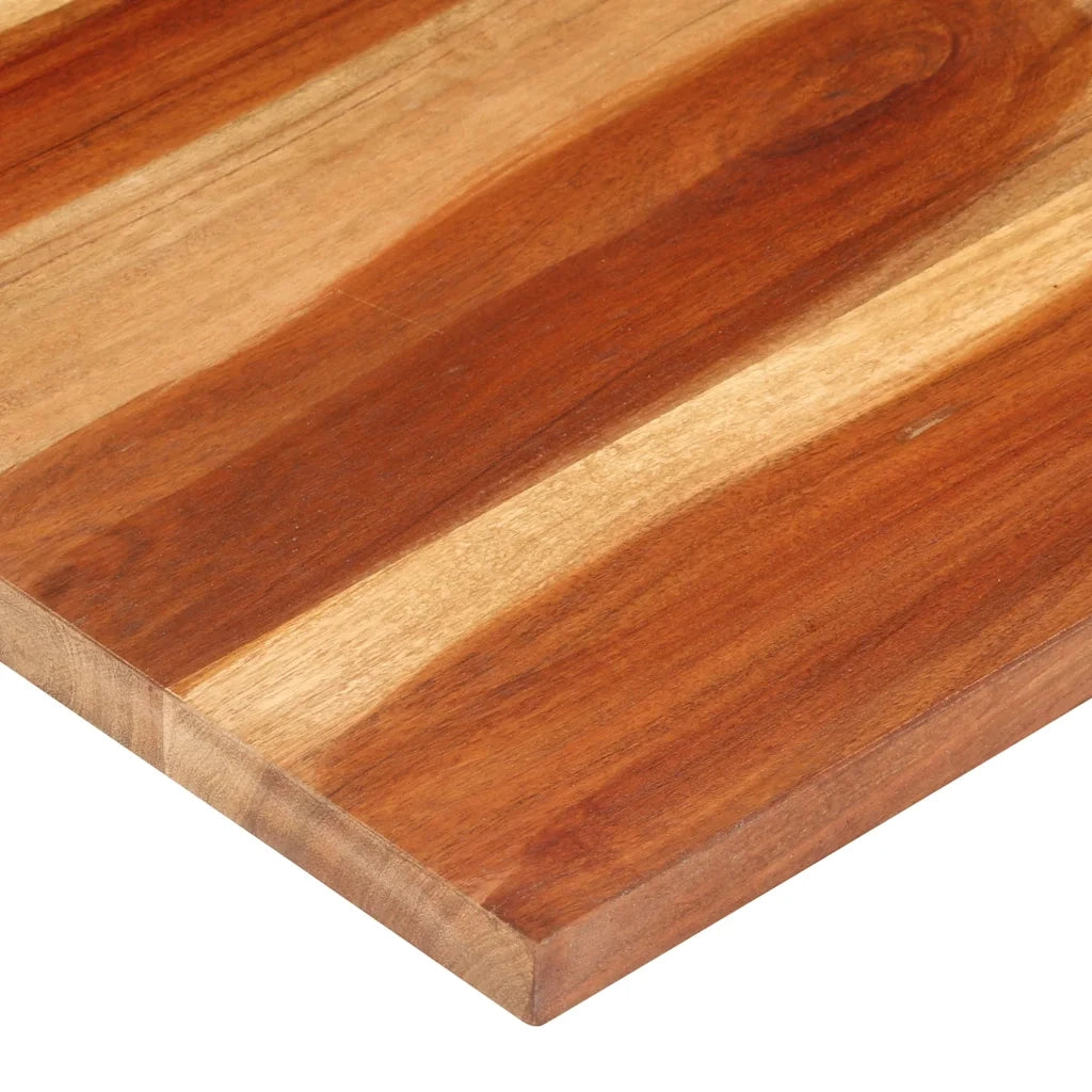 Piano Tavolo in Legno Massello di Acacia 25-27 mm 60x100 cm
