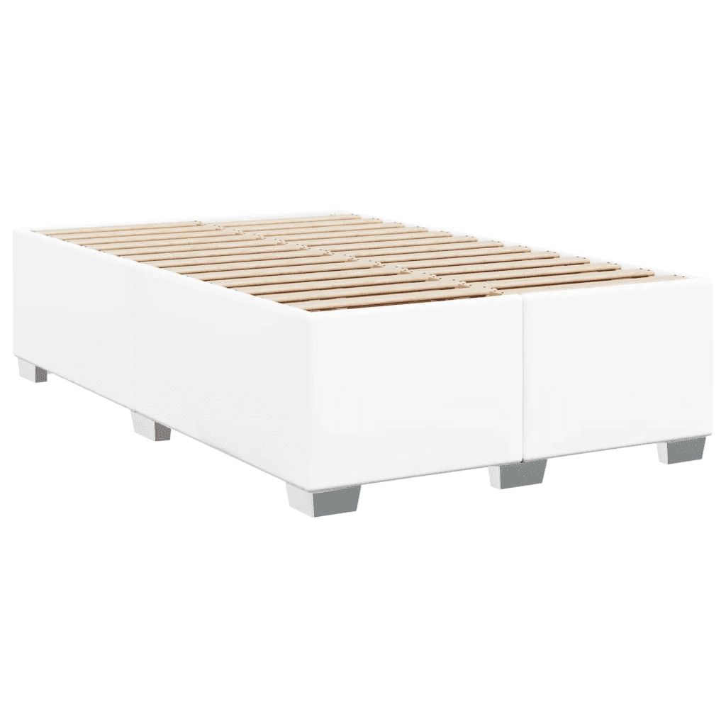 Giroletto senza Materasso Bianco 120x190 cm Similpelle