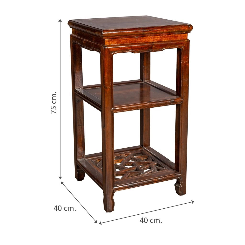 Set tavolino e due sedie in metallo 40x40x75 / 55x45x95