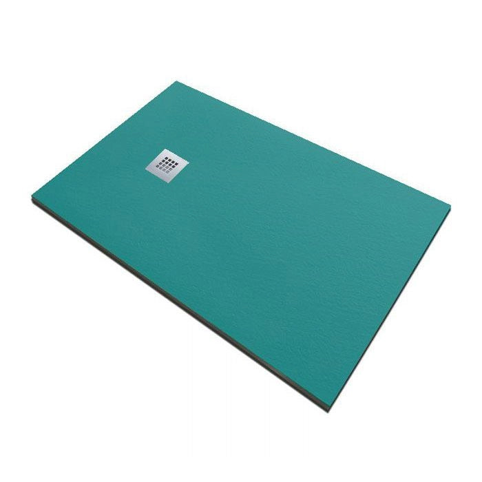 Piatto doccia marmoresina gelcoat pieno verde vietri h.2,8cm Doliso Elostone 70x100  cm