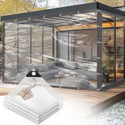 Telaio per tenda 1,5x3m - Trasparente - Resistente alle scalfitture - Impermeabile - Duraturo - Polimero di alta qualità - Telaio per tenda