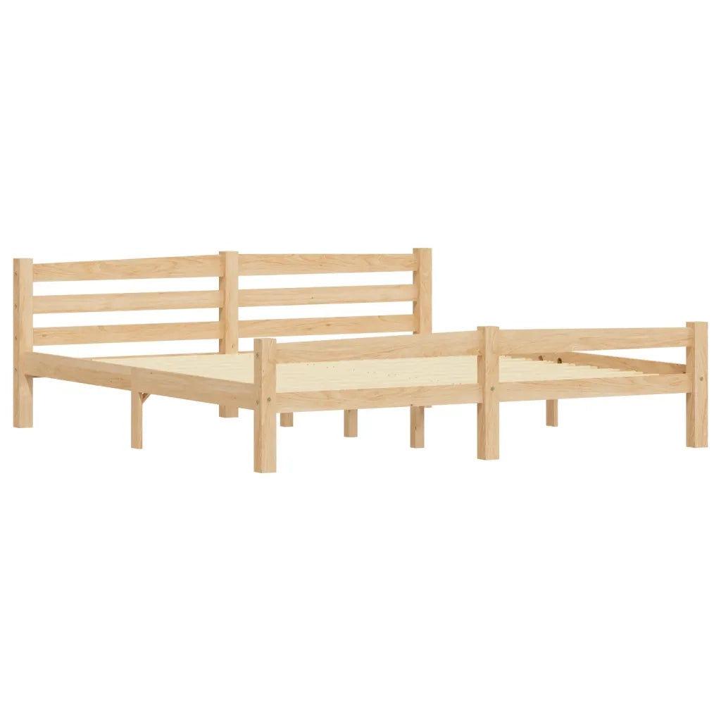 Giroletto senza Materasso 180x200 cm in Legno Massello di Pino 322066