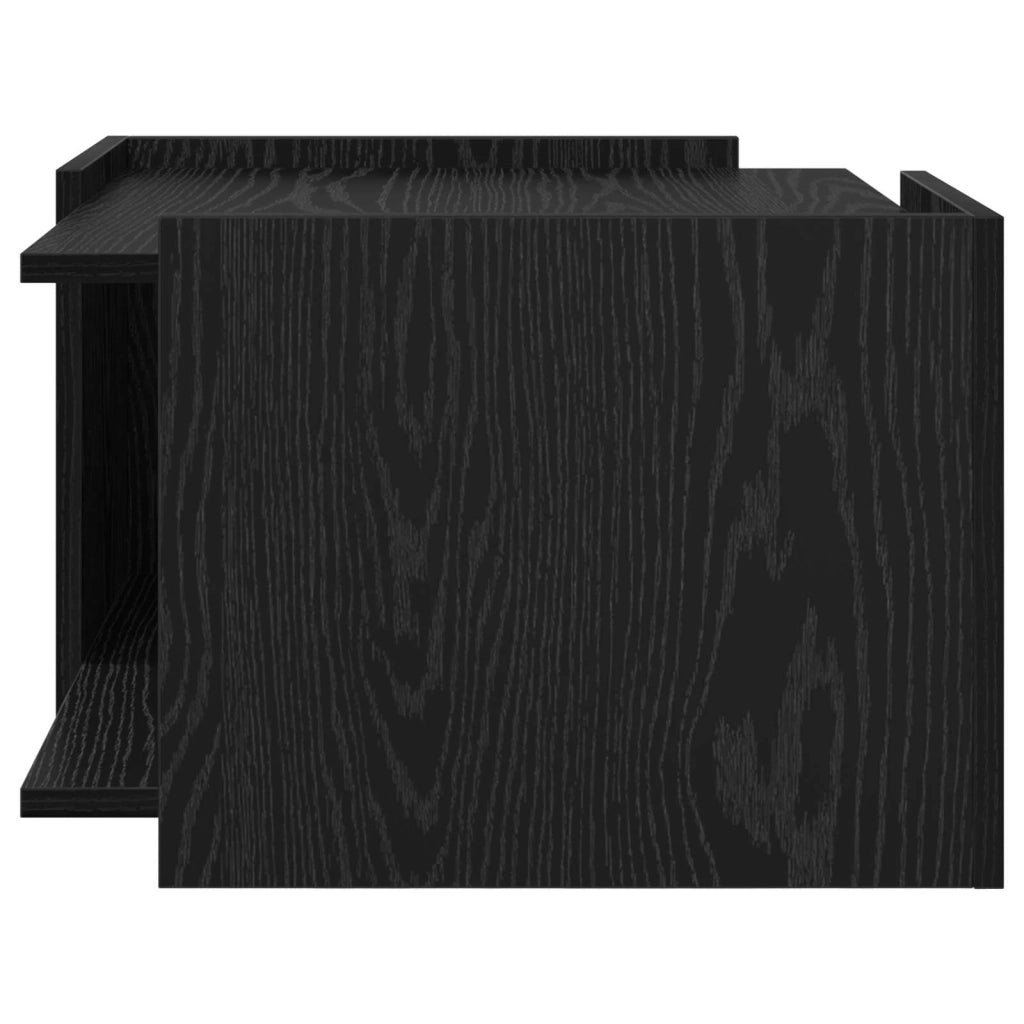 Tavolino da salotto Rovere Nero 50,5 x 50 x 33 cm 8001003