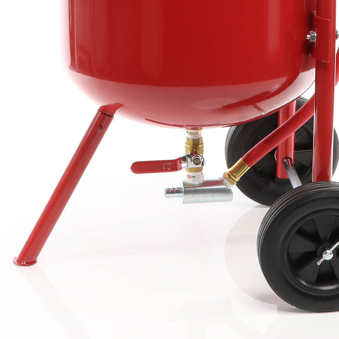 Sabbiatrice portatile da 38 L Attrezzo per sabbiatura ad aria compressa con accessori