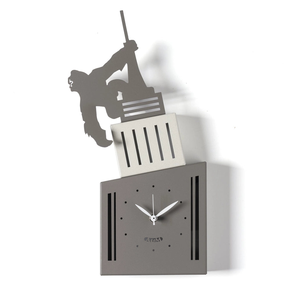 Orologio da parete di design King Kong Fango,avorio,fango