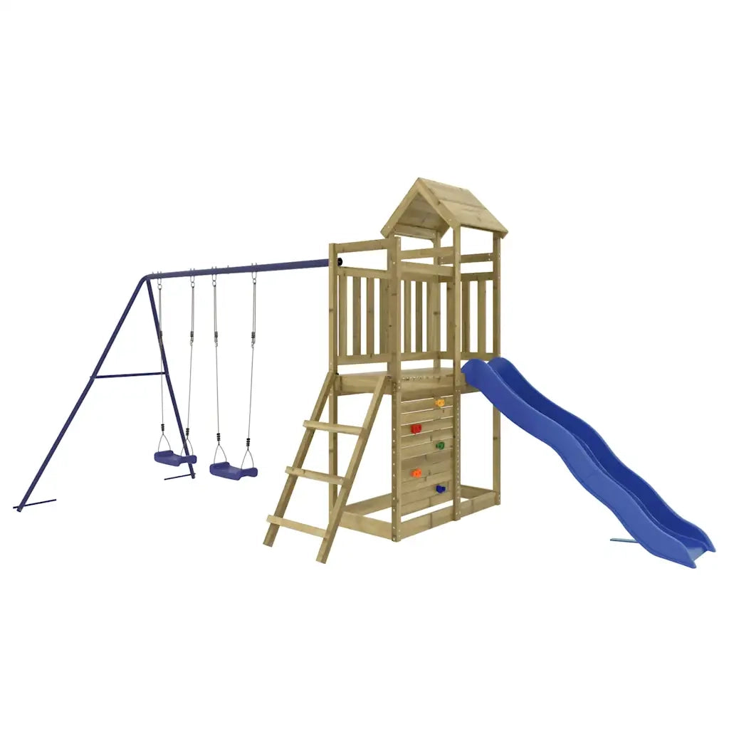 Set da Gioco da Esterno in Legno di Pino Impregnato 3155896