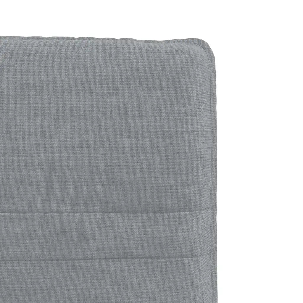 Sedie da Pranzo 4 pz Grigio Chiaro in Tessuto 3315355