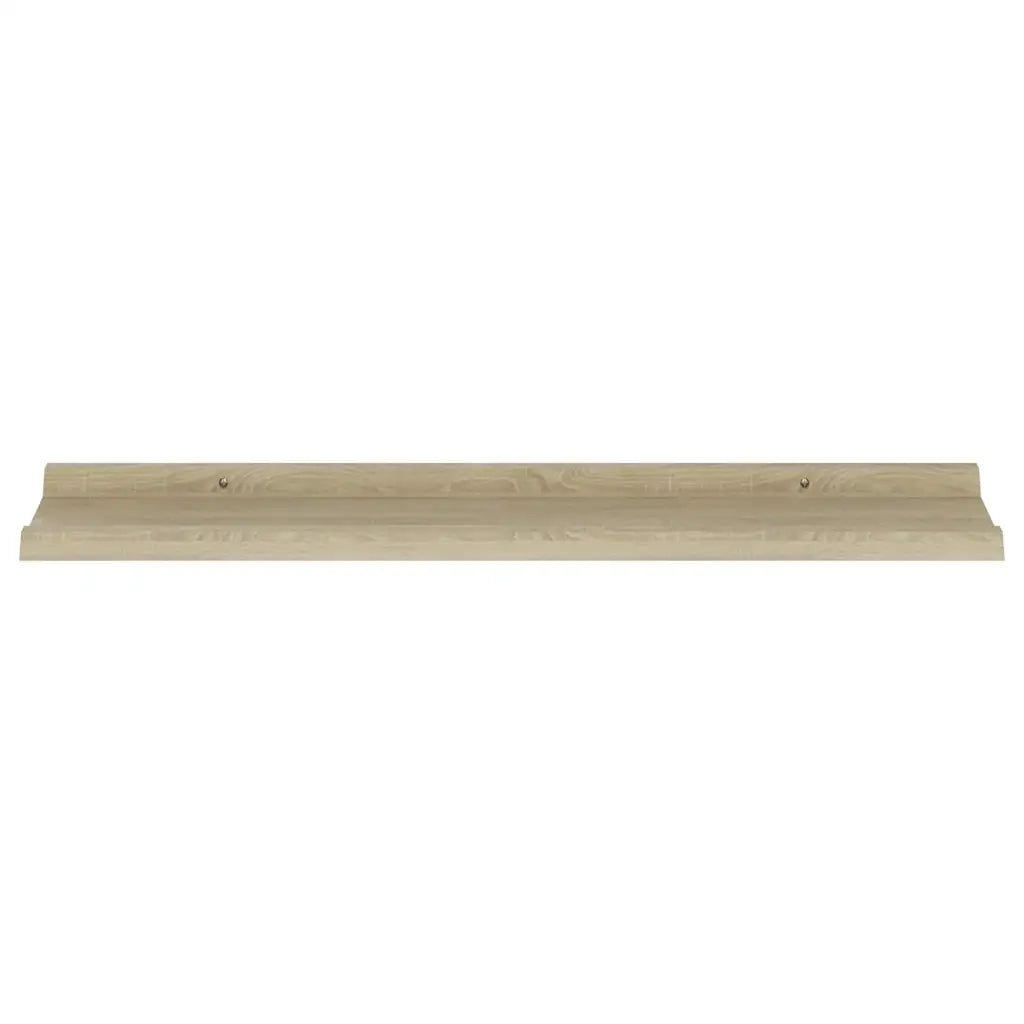 Mensole da Parete 4 pz Rovere Sonoma 80x9x3 cm 326686