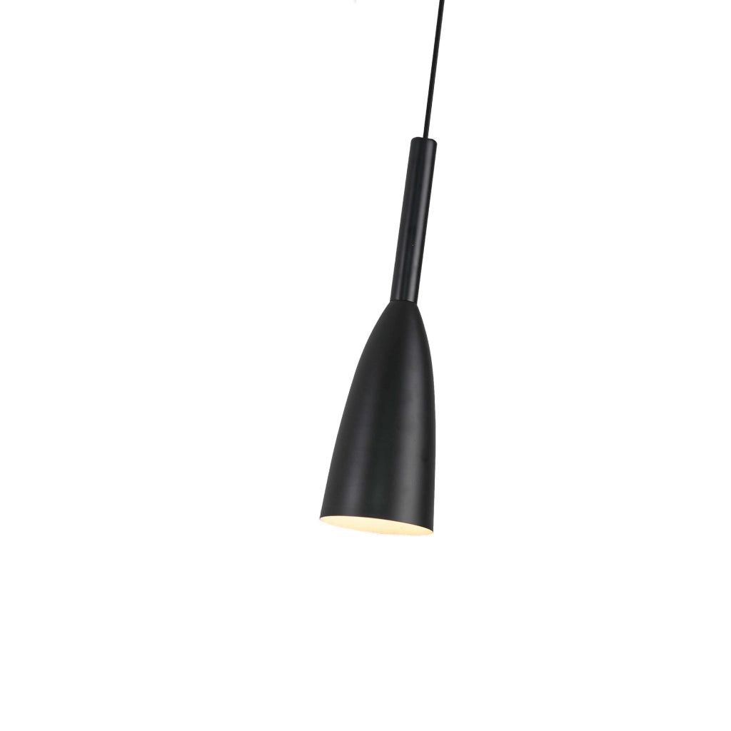 Lampada a sospensione Light Prestige Solin nera E27 Ø10