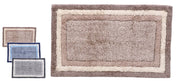1 Pezzo Tappeto da Bagno in Cotone Antiscivolo Aki 40 x 60 cm 3 Colori